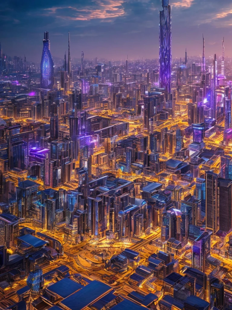 Birdseye view of a futuristic city with a hard light ruby diamond crystal effect, metallic
silver purple magenta elements, a simple black background with liquid metallic silver lavender reflections, (best quality,4k,8k,highres,masterpiece:1.2),ultra-detailed,(realistic,photorealistic,photo-realistic:1.37),hyper realistic,dynamic ultrarealistic angle,TruckersRule style,extremely detailed CG unit,top-quality real texture skin,intricate architecture,ornate details,shimmering lights,seamless integration,cinematic composition,dramatic lighting,stunning clarity,intricate machinery,futuristic technology,metallic reflections,sharp focus,vivid colors