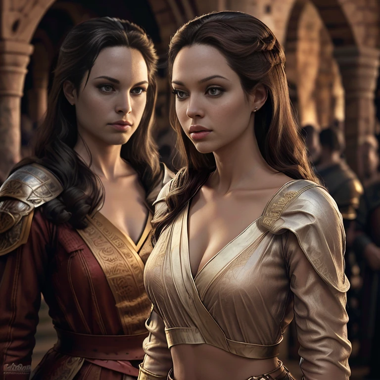 score_9, score_8_up, score_7_up, score_6_up, score_5_up, Margaery Tyrell from Game of Thrones, black hair, sexy, extremely detailed artgerm, in medieval guard uniform posing, midriff, cleavage, (masterpiece, best quality:1.2), Next to a garden, flowers, beautiful, medieval, (insanely detailed, beautiful detailed, masterpiece, best quality), (insanely detailed, masterpiece, best quality) angl