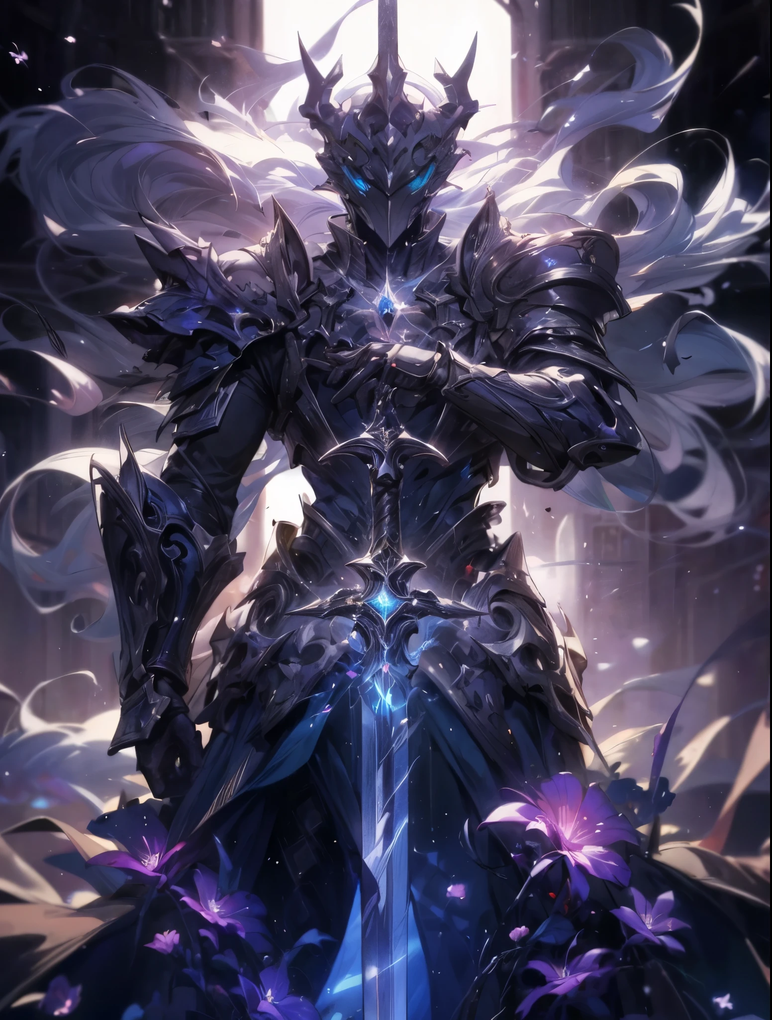 a close up of a person holding a sword in front of a window, anime epic artwork, 4k anime wallpaper, anime art wallpaper 4k, anime art wallpaper 4 k, anime art wallpaper 8 k, anime fantasy artwork, anime wallpaper 4k, anime wallpaper 4 k, badass anime 8 k, epic fantasy art style hd, 2. 5 d cgi anime fantasy artwork