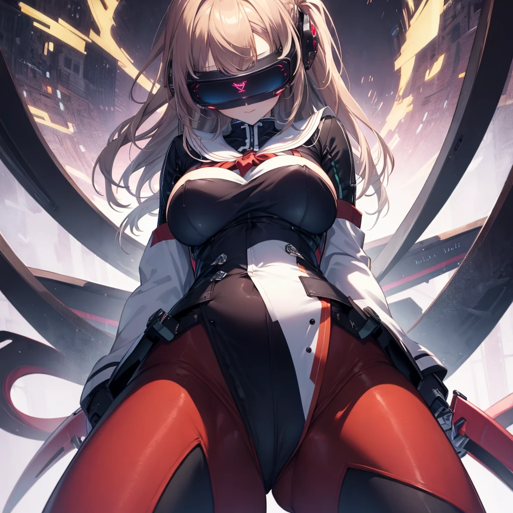 (masterpiece, best quality:1.2), 1girl, solo, picha_\(pose\),picha, sailor, standing split, (masterpiece, best quality:1.2), 1girl, solo,standing_split, asuna, mechanical cyber latex uniform, (royal bedroom background, ),(( spreading legs, head-mounted display)), (ultra detailed breast skin texture, ultra enormous gigantic breast expansion, ),