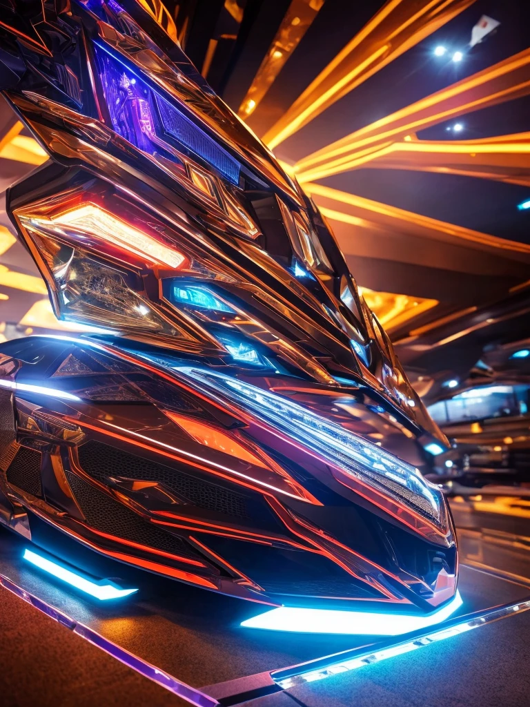 INGLAZING: Flames Blue Orange - A futuristic city with lightning and ruby diamond crystal effect, BREAK , BERSERK - metallic
silver purple magenta elements, a simple black background with liquid metallic silver lavender reflections, INGLAZE: (best quality,4k,8k,highres,masterpiece:1.2),ultra-detailed,(realistic,photorealistic,photo-realistic:1.37),hyper realistic,dynamic ultrarealistic angle,TruckersRule style,extremely detailed CG unit,top-quality real texture skin,intricate architecture,ornate details,shimmering lights,seamless integration,cinematic composition,dramatic lighting,stunning clarity,intricate machinery,futuristic technology,metallic reflections,sharp focus,vivid colors