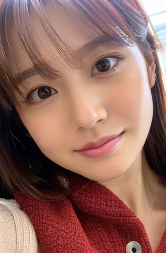 nswf, (selfie shot:2), (from above:1.5), (flat chest:1.5),(Close Up,chest:2), (wearing Camisole),Camisole:White,at Shibuya,Top quality, 1 beautiful Japanese woman, teen,(18 years old),Medium Hair, ,flipped hair,(red hair:1.3), Ultra-realistic capture, Highly detailed, High resolution 16k close-up of human skin. Skin texture must be natural, With such detail that pores can be finely identified. Skin should look healthy, In a uniform tone. Use natural light and color,