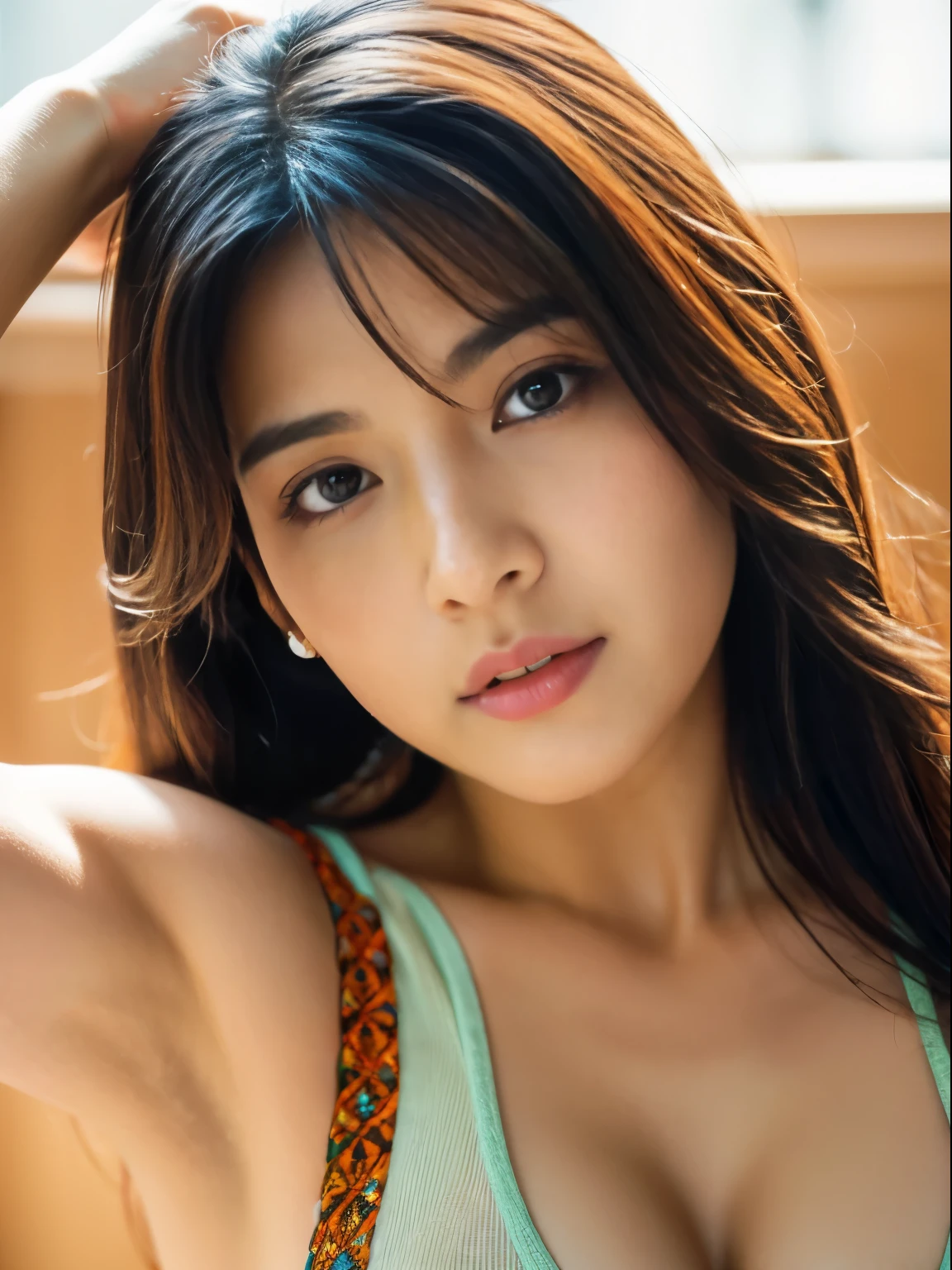 (RAW Photos:1.2), (Realistic:1.4),Beautiful detailed woman,Very fine eyes and face, Fine Eyes, Very detailed,High resolution, Very detailed,highest quality,Awareness-raising,Unified,8k wallpaper,masterpiece,highest quality,1 female,alone,rich,Esbian all over,(Standard body type、D cup breasts)、There'Foot meat,Slim waist,alone,(Strap Dresses,Temperament Strap Dresses,High heels),Jewelry Necklace Short Hair,A kind smile,A dignified atmosphere,black eye,Realistic,Suzhou Garden , (midday garden:1.1)