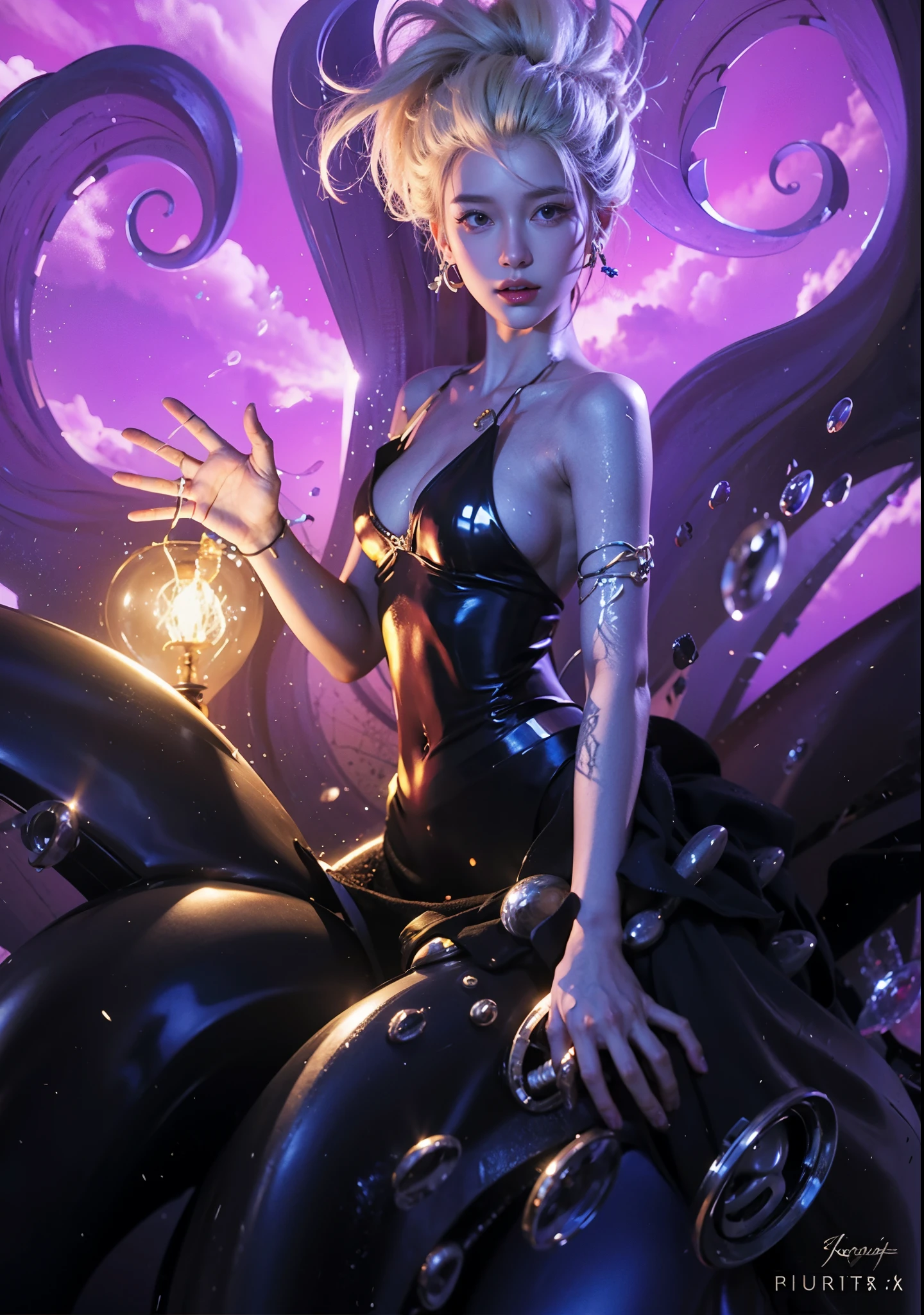 a close up of a 4 girls  ,blonde hair , big booobs ,  shadowbringers cinematic, 4 k detail fantasy, a beautiful fantasy empress, game cg, xianxia fantasy, xianxia hero, 2. 5 d cgi anime fantasy artwork, cinematic goddess close shot, ruan jia and artgerm, wow 4 k detail fantasy, hyperdetailed fantasy character