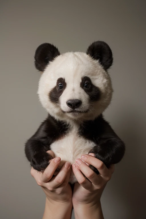 Make a picture of a little panda