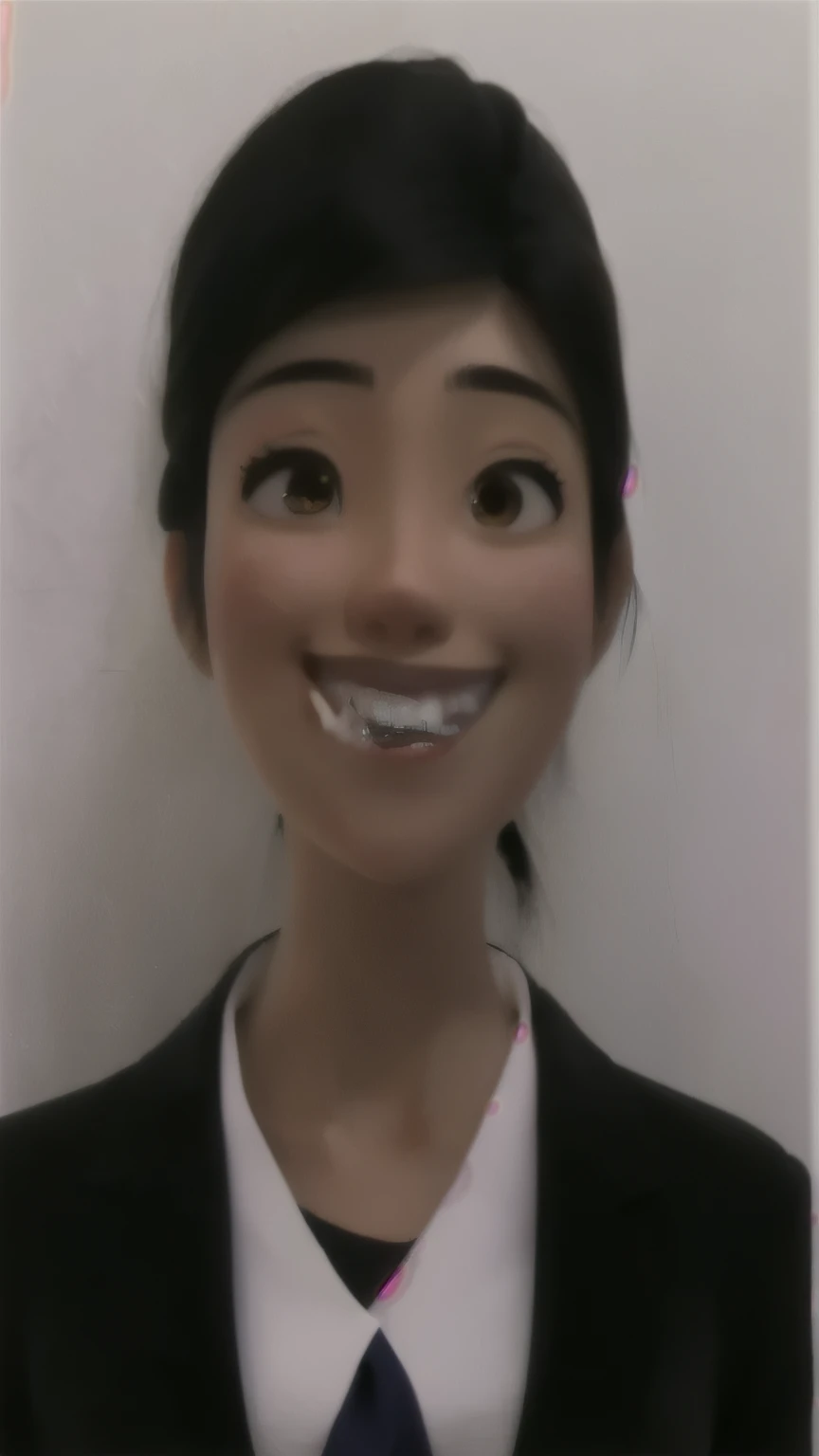 Arafaed photo of a woman in a suit and tie smiling, Aoi Ogata, eiko ishioka, nanae kawahara, sui ishida, Kazue Kato, rinko kawaichi, akiko takase, yayoi kasuma, tsugumi ohba, Hole in the Motto, etsuko miura