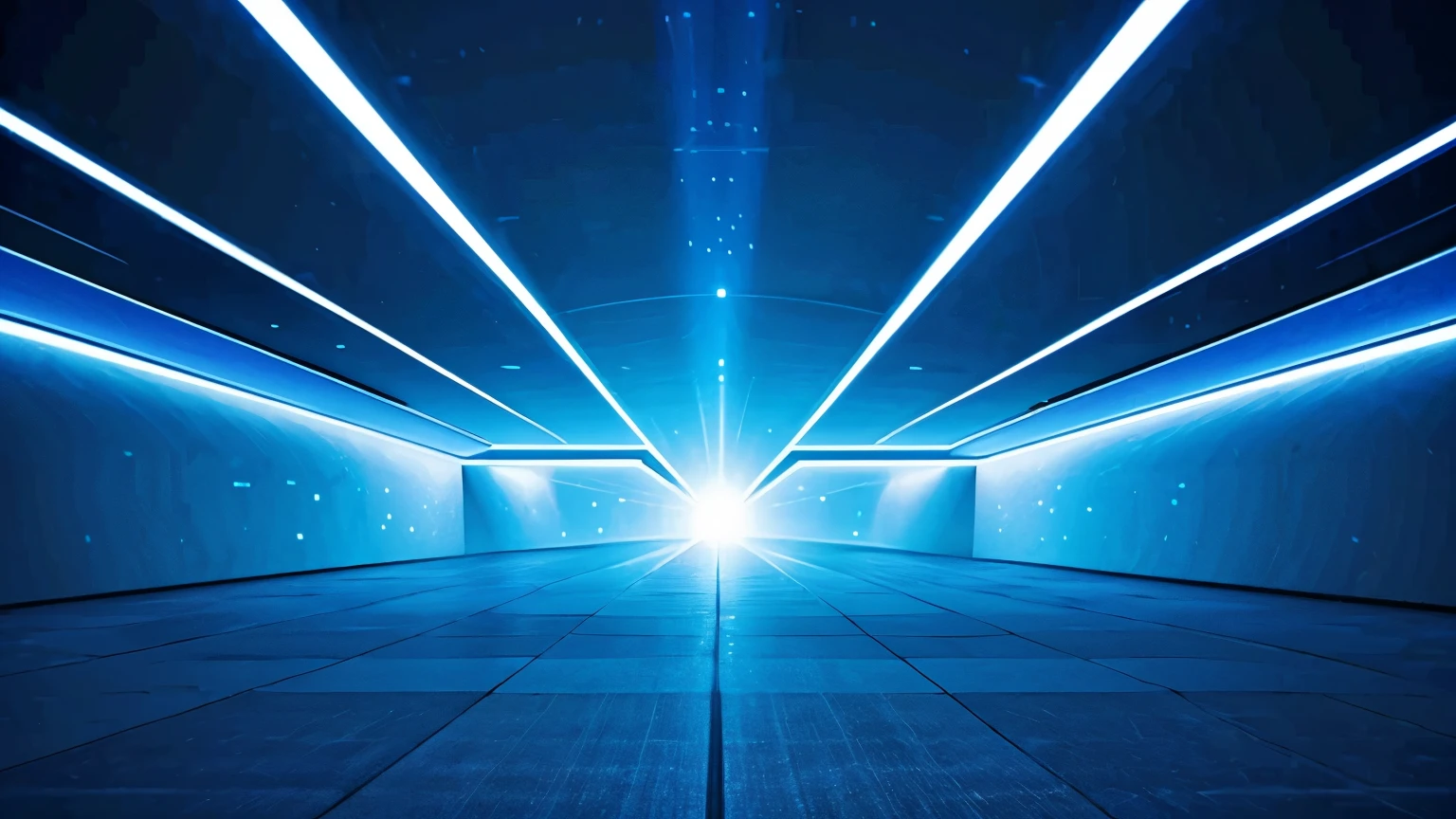 technology blue future technology digital future lighting scene business background ,Abstract round stage,Gorgeous lighting。geometry