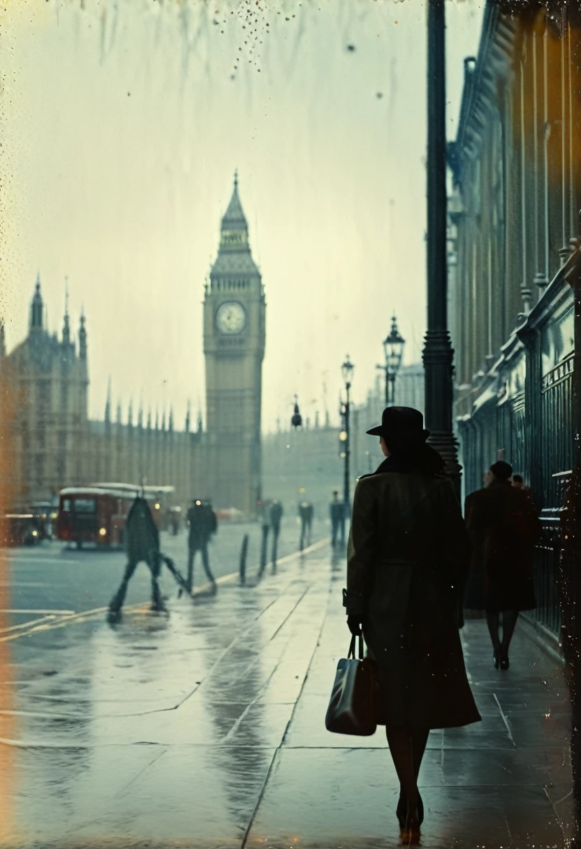 ultra realistic image, london, 1930 year,  big ben at distance, delicate detailing,subtle texture,soft-focus effect,soft shadows,minimalist aesthetic,gentle illumination,elegant simplicity,serene composition timeless appeal,visual softness,extremely high quality high detail RAW color photo,professional lighting,sophisticated color grading,sharp focus,soft bokeh,striking contrast,dramatic flair,depth of field,seamless blend of colors,CGI digital painting,cinematic still 35mm,CineStill 50D,800T,natural lighting,shallow depth of field,crisp details,hbo netflix film color LUT,32K,UHD,HDR,film light,panoramic shot,breathtaking,hyper-realistic,ultra-realism,high-speed photography,perfect contrast,award-winning phography,directed by lars von trie ,greg rutkowski