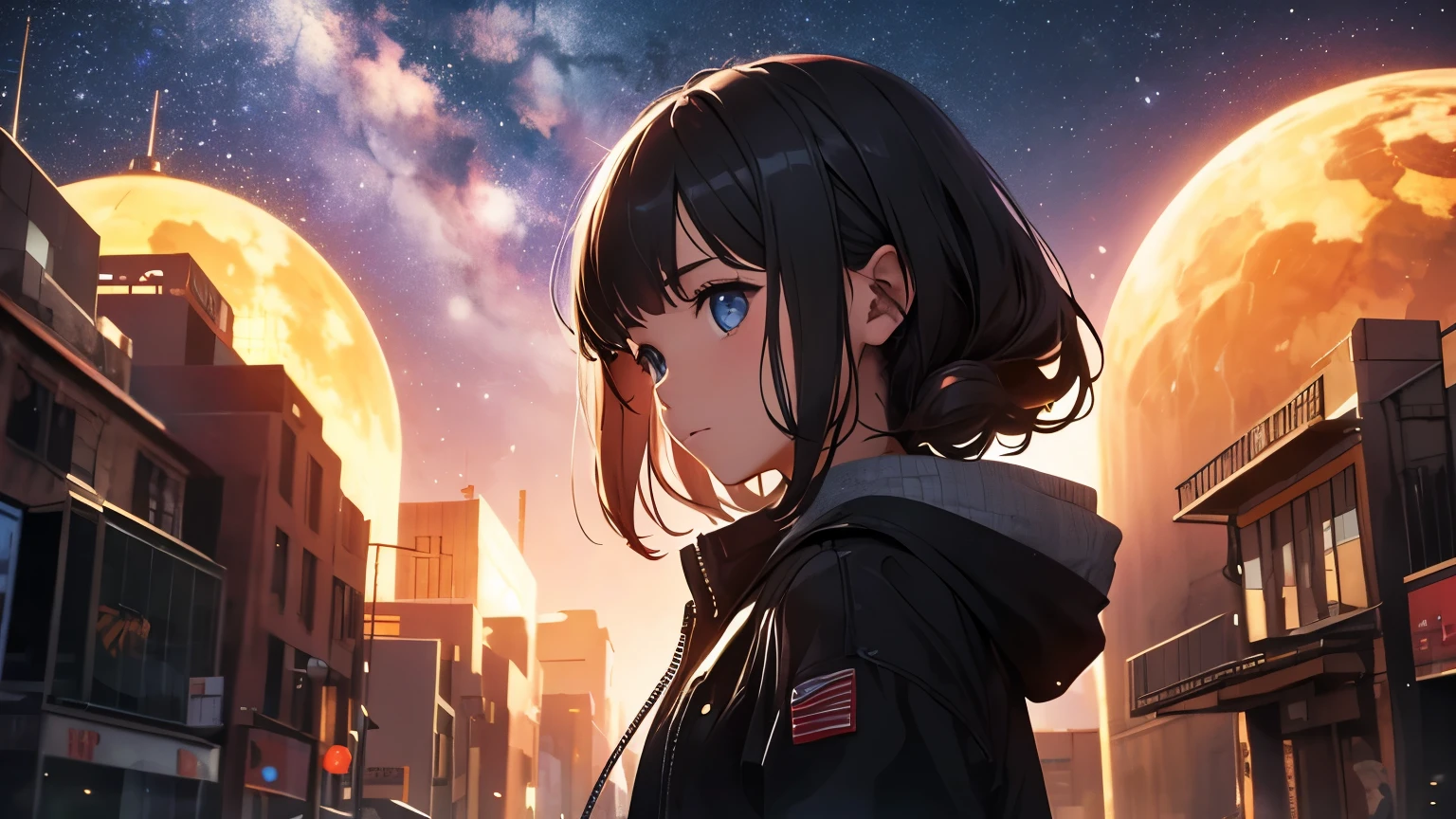 a girl in the universe