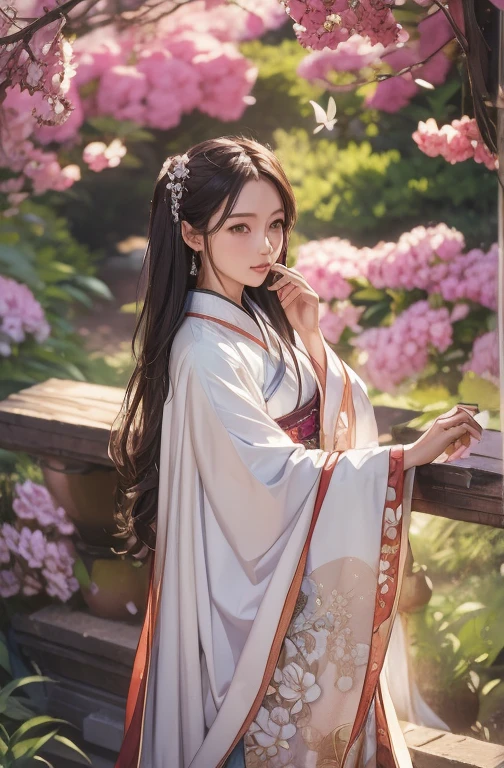 highest quality，masterpiece，Actual photo shoot，Official Art，Perfect Girl，Professional photography，Photo pose，Hanfu