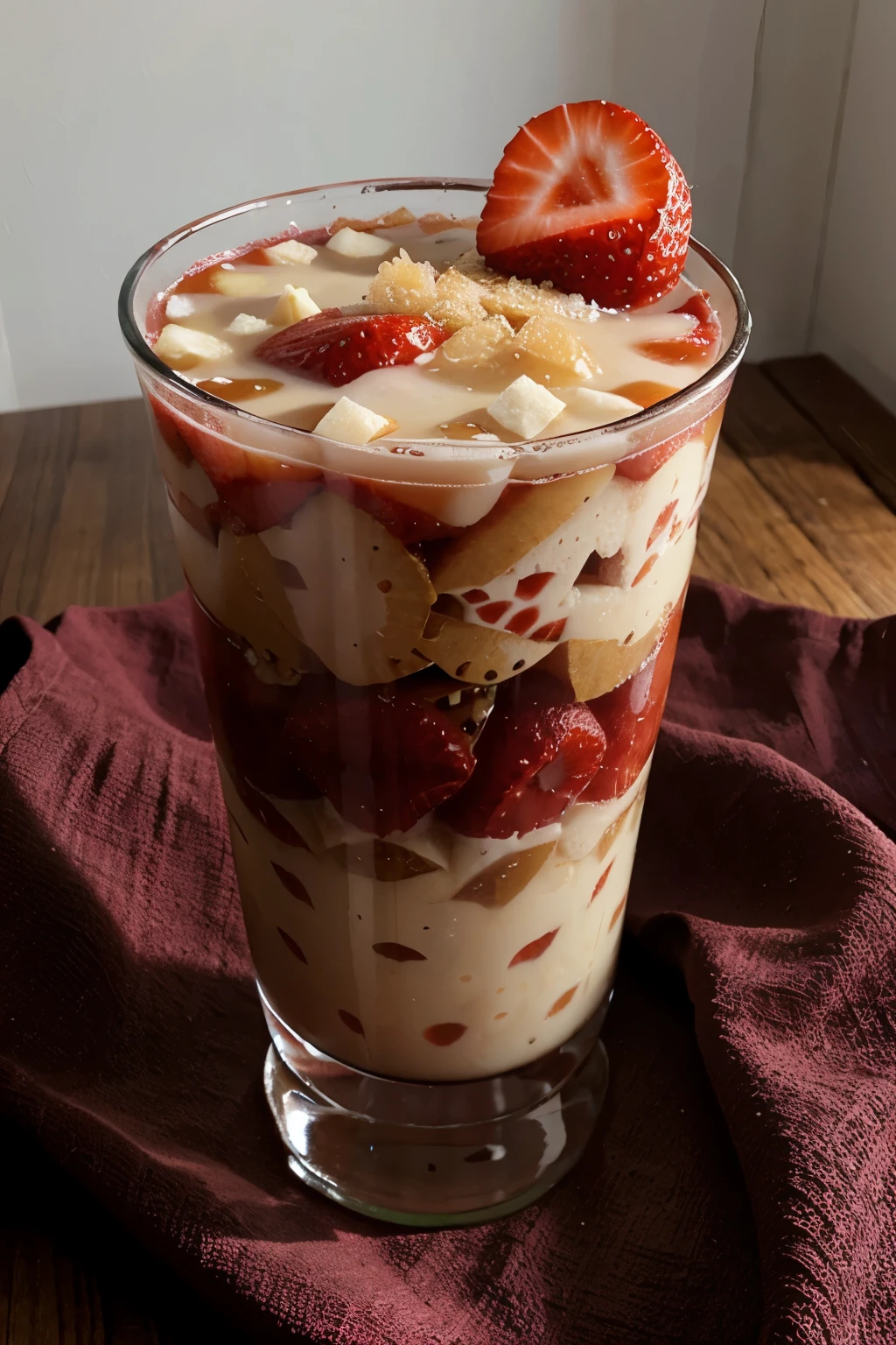 Strawberry leci Sago