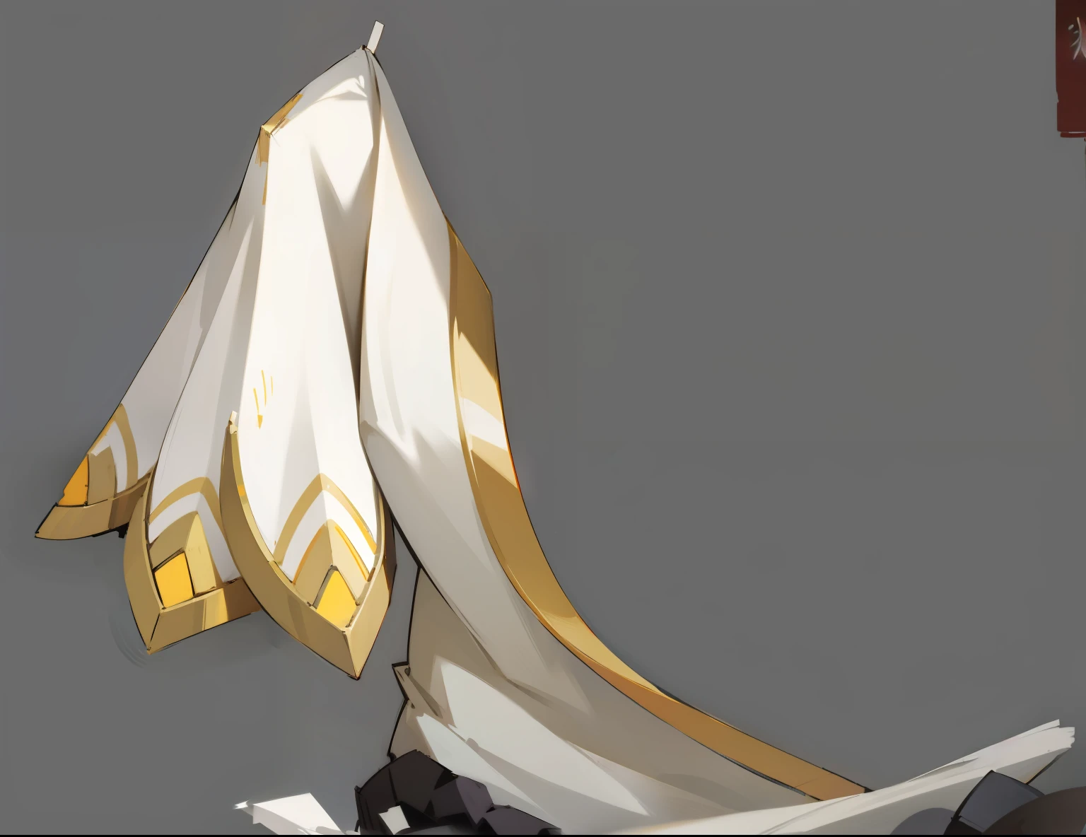 Clothes folds white vertical painting Japanese style high definition folds