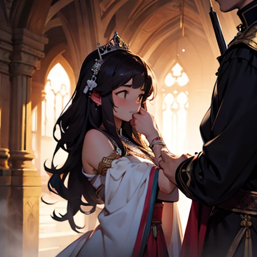shy princess and lustful man