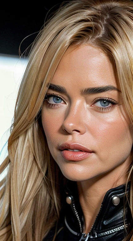 star hollywood Denise Richards, blond, realistic skin