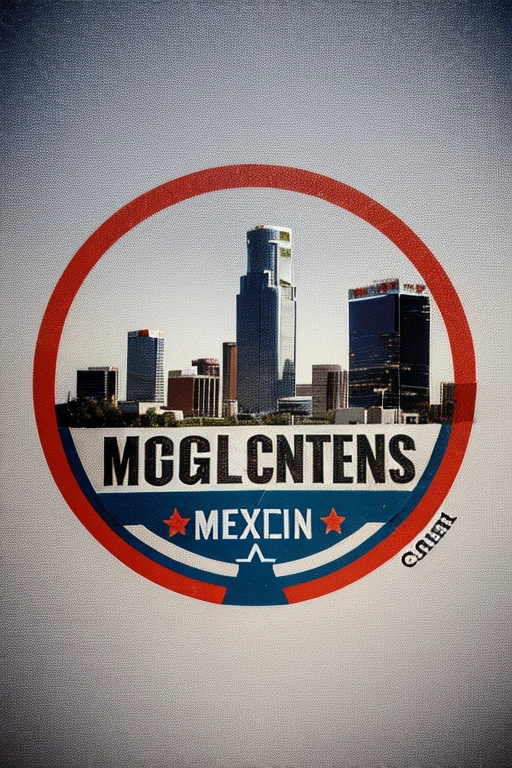 Los Angeles City Logo Cool Impressive For Mexican Group
