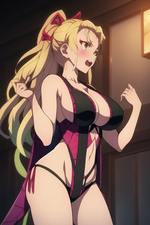 Daki demon slayer big tit busty ((mejor calidad)), ((obra maestra)), (detallado), cara perfecta