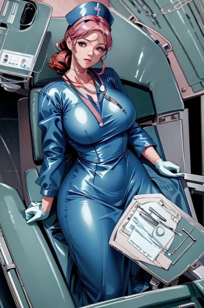 nurse uniform,hospital, latex nurse suit,nurses,busty,elbow gloves,labcoat,black hair woman,red eyes , gigantic ,medical instruments,asian nurse,two nurses,speculum,examination room,oversize ,big ass ,strap on, lay on table ,legs spreaded,giving birth,gyno chair , dentist,Milf,latex,grey uniform,oversize breasts