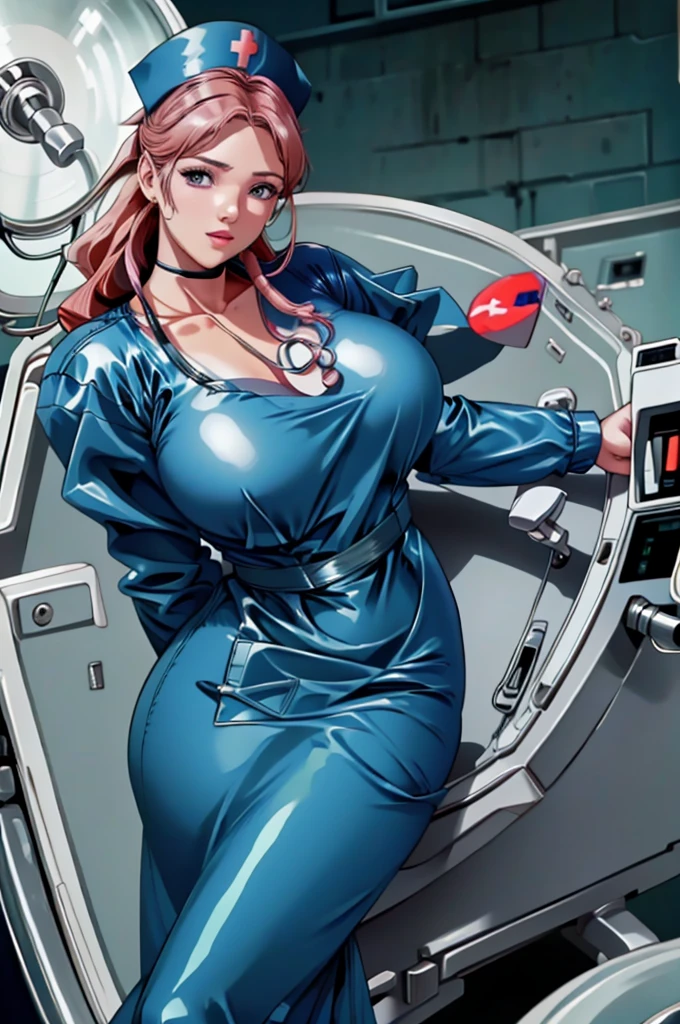 nurse uniform,hospital, latex nurse suit,nurses,busty,elbow gloves,labcoat,black hair woman,red eyes , gigantic ,medical instruments,asian nurse,two nurses,speculum,examination room,oversize ,big ass ,strap on, lay on table ,legs spreaded,giving birth,gyno chair , dentist,Milf,latex,grey uniform,oversize breasts