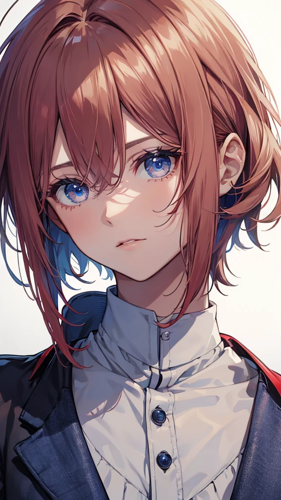 Highest quality Short hair Neutral face male Red and blue eyes I don't have anything kind