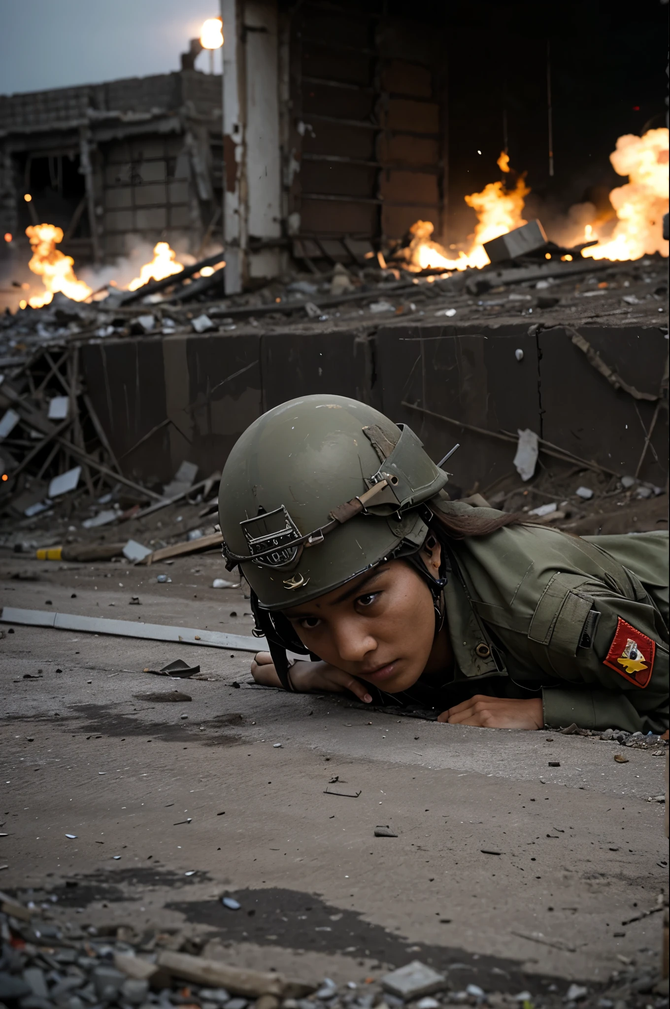 background of war and casualties