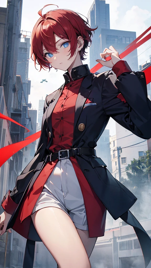 Highest quality　Short hair　male　Red and blue eyes　I don't have anything　kind　15 years old　Private Server　one person