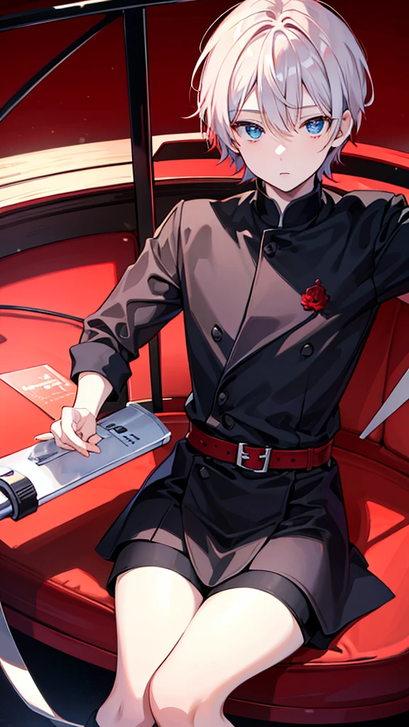 Highest quality Short hair male Red and blue eyes I don't have anything kind 15 years old Private Server one person