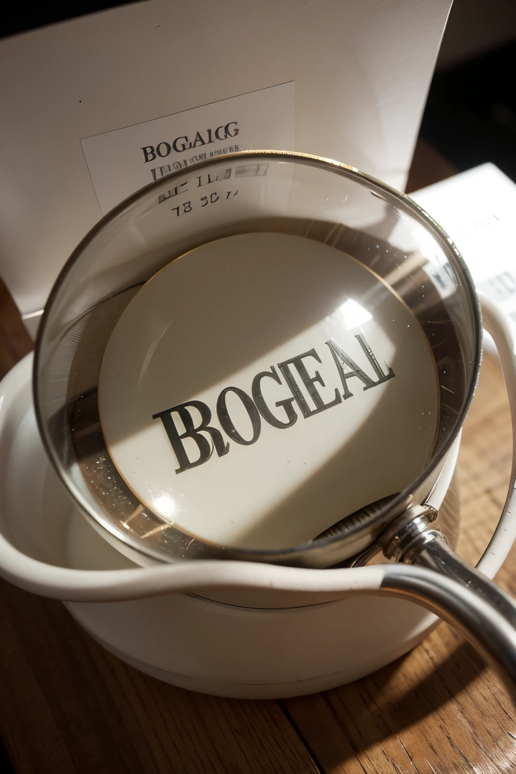 magnifying glass over the word biological 