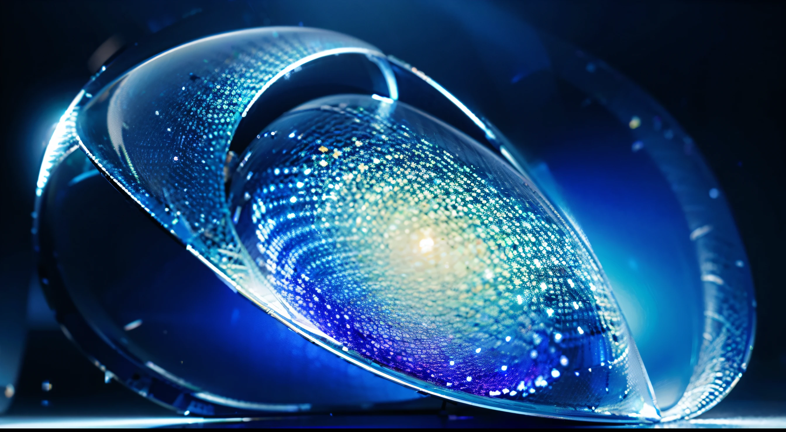 Line-based visualization: TheLuminous Letter M in blue on glowing wave on translucent background, 8K resolution, ,wireframe - Aspect Ratio 7:5 8k, wireframe --ar 7:5