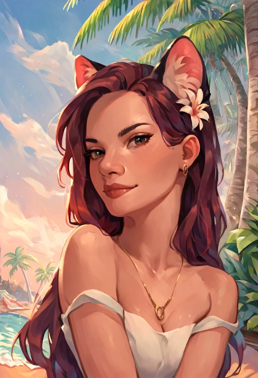 Antrho, fox, female, solo, pelo laranja, cabelo loiro longo, peitos medios, bunda media, coxas curvadas, usando roupa de noiva transparente, calcinha e sutia branca rendada, meias altas, segurando buque de flores, olhando sobre o ombro, sorriso envergonhado, fundo jardim florido, cauda deve ser mostrada