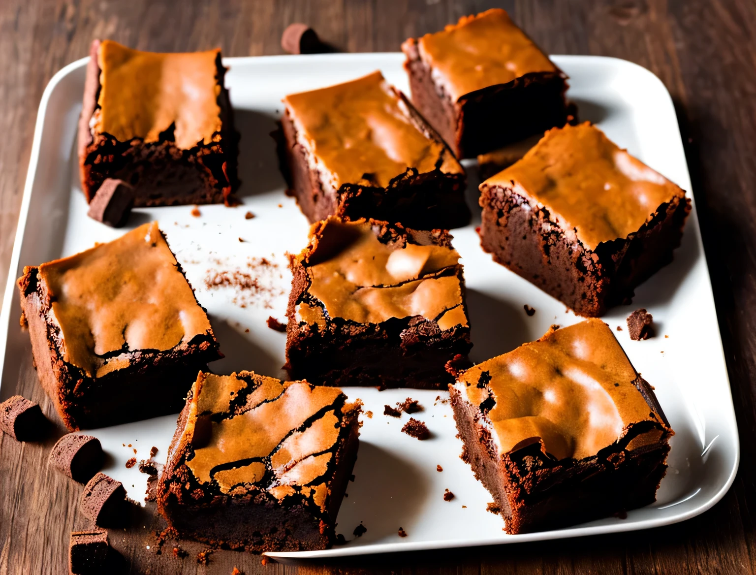 brownies on a table assorted 