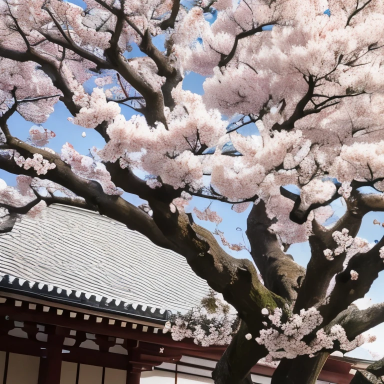 Woman in a pink kimono standing under a cherry blossom tree in a Japanese garden, palace , Girl in Hanfu, Japan Travel and Tourism, Cherry blossom tree in the background, Under the cherry tree, sakura season, Photographic portrait of a geisha, Traditional geisha costume, Portrait of a Geisha, Traditional Japanese, Japanese women, sakura petals around her, elegant Japanese women, Japanese skilled geisha