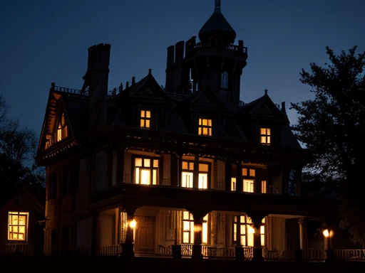 Halloween,Haunted House,vampire,night,European and American style,HD