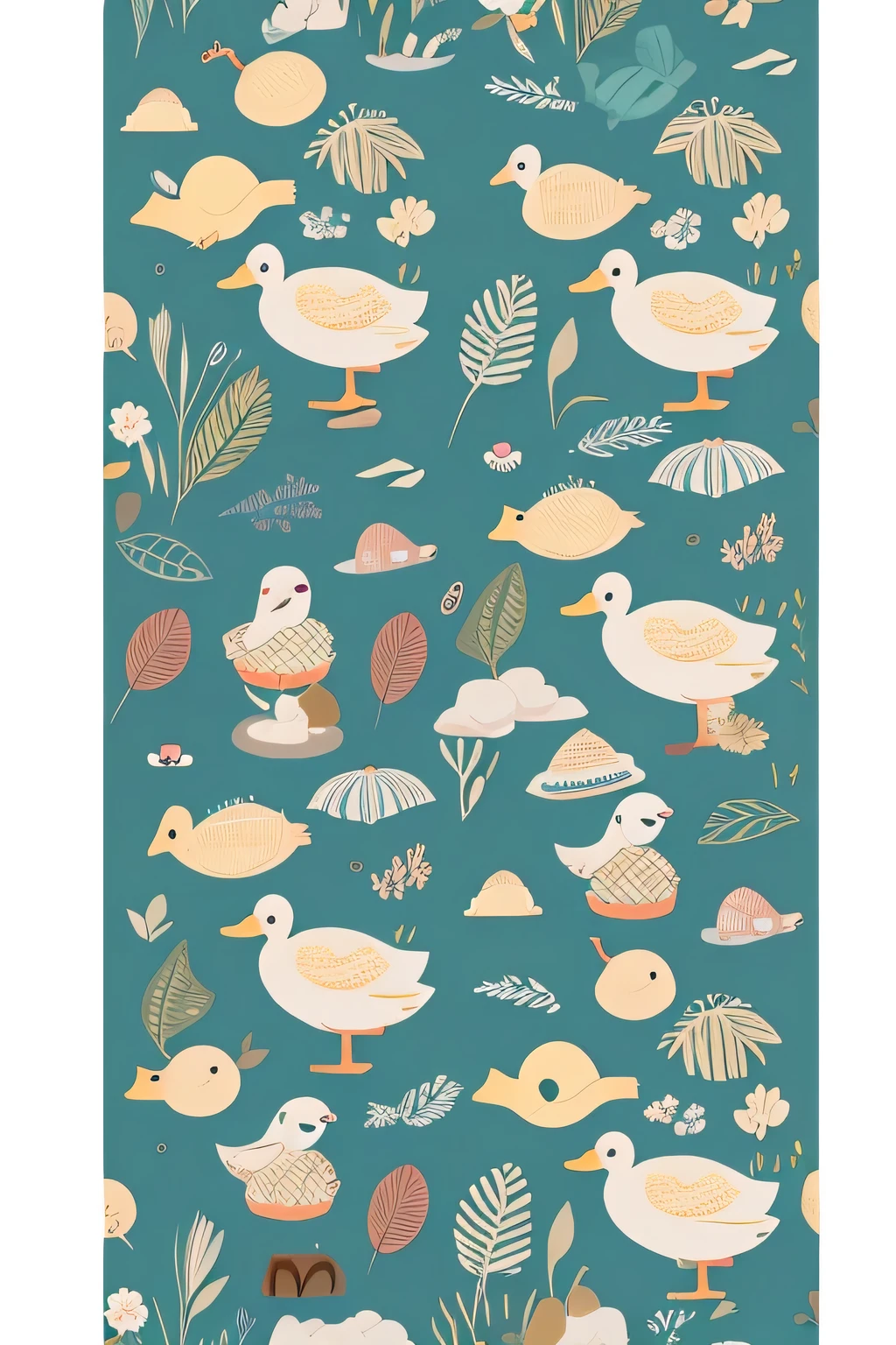 About the continuous pattern of ducks