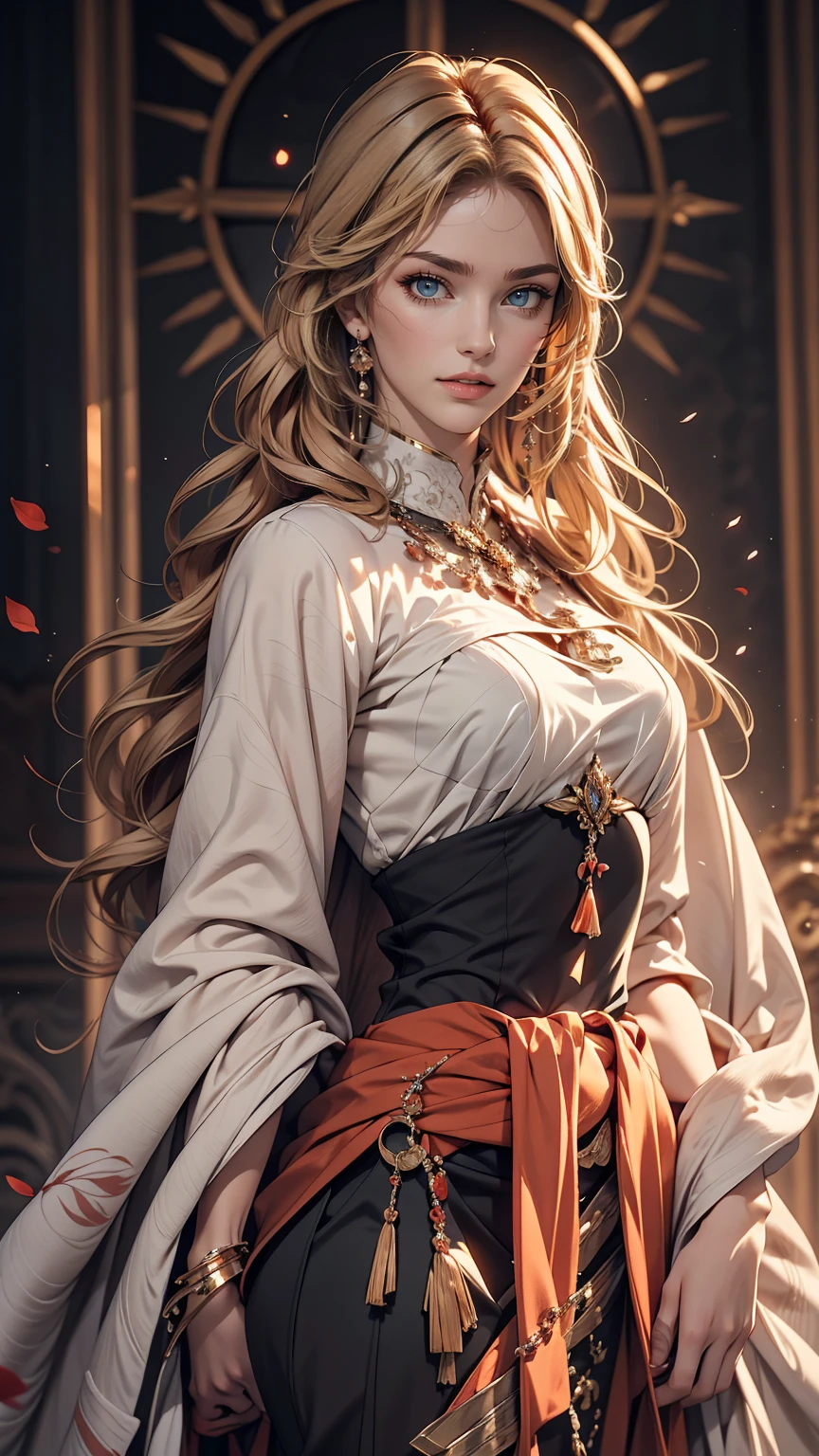 24 year old Caucasian female、long hair、Hair becomes wavy、The Stranger