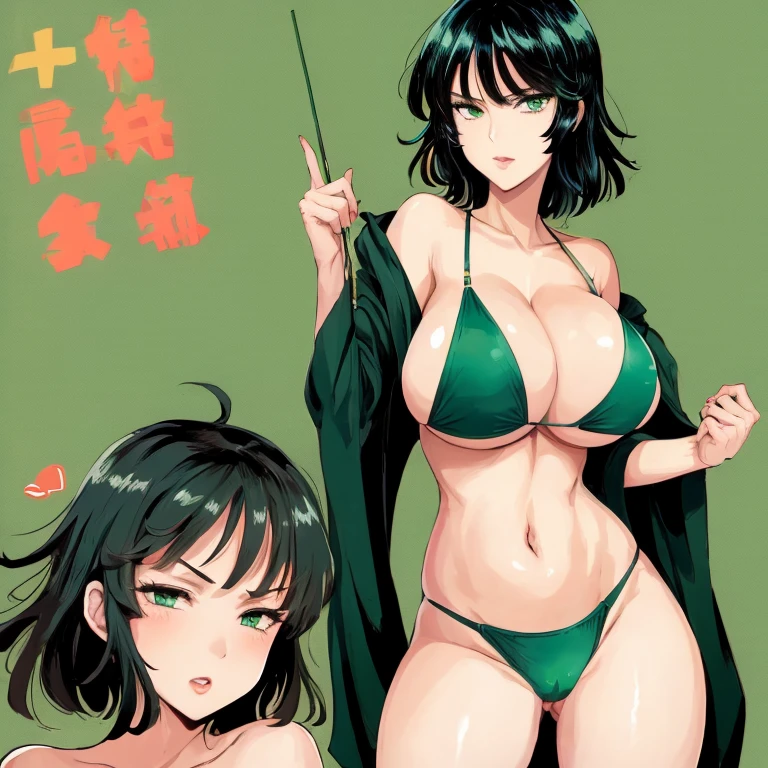 Fubuki has big boobs and is wearing her bikinis 