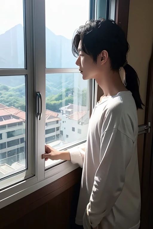 I got up excited and climbed up to the window,No,No丧尸,No吃人的怪物,It turned out to be a dream,Fortunately, it was a dream