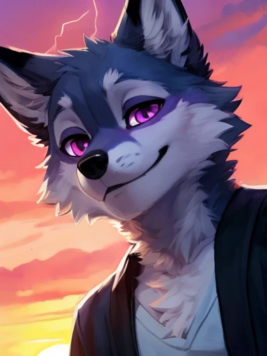 A male anthropomorphic wolf with fox ears and black and purple fur with Pink and pink eyes with a paw print birthmark on thigh tall handsome young beautiful Wolf, good anatomy, good lighting, movie lightning  good perspective 
And outside sunset looking towards the viewer with a beautiful sunset outside 
Breathtaking sunset with clouds (((fox ears)))  at the viewer with a very romantic look and pose))) , big chest , day, , sensual, detailed, uploaded to e621, beautiful and detailed portrait of an anthropomorphic , (((male))) uploaded to e621, zaush, foxovh, movie lighting, thicc, alone, detailed, 8k res, hires, detailed eyes, good anatomy, good perspective, towards viewer, by bebebebebe, by sicklyhypnos, by gerkk, by orf, nice hands, perfect hands, happy, romantic, ray tracing lighting, rtx on, By Bebebebebe, by SpiritD, by KOBITOWANI, b est quality, masterpiece, perfect anatomy, detai led picture)), 1femboy, , sexy body, fluffy tail, shy, horny, romantic, up close, wearing not a single bit of clothing, huge thighs,A male anthropomorphic wolf with fox ears and black and purple fur with Pink and pink eyes with a paw print birthmark on thigh tall handsome young beautiful Wolf, good anatomy, good lighting, movie lightning  good perspective 
And outside sunset looking towards the viewer with a beautiful sunset outside 
Breathtaking sunset with clouds (((fox ears)))