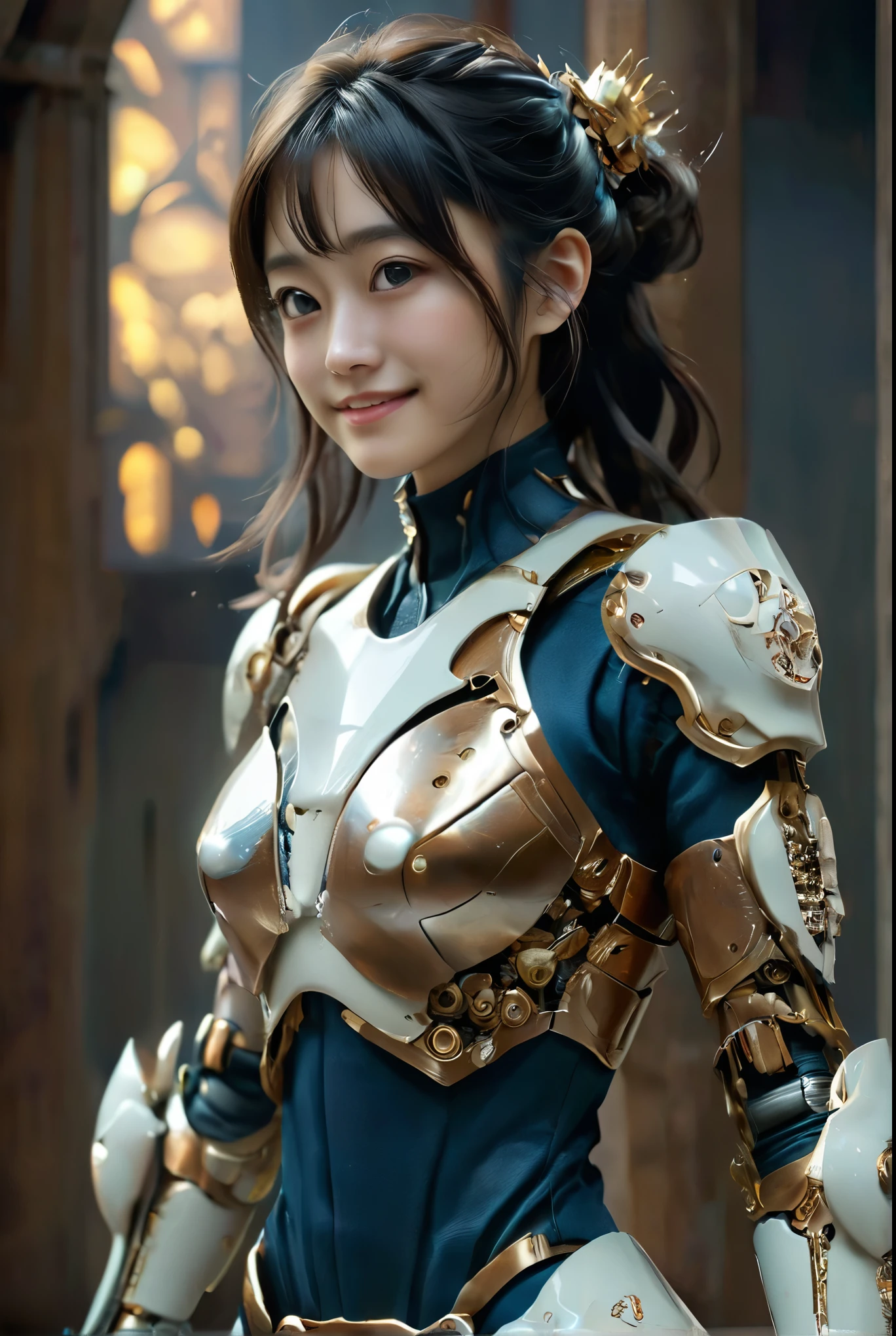 (high resolution,masterpiece,best quality,extremely detailed CG,),(japanese girl face), realistic, photorealistic, cinematic lighting, ultimately realistic all textures, ultimately intricate all details, all intricate, gloss and shiny,awesome many layers, 8k wall paper, 3d, ultimately cute face, ( solo:1.4), perfect female proportion,villainess, (fusion of bone and lady:1.4), (turtle form lady:1.2), (bone lady:1.2), (fusion:1.2), (solo:1.4), (smile:1.2), muscular, abs, (Armor composed of ultimately intricate detailed and complex parts), (Armor in which each part is composed of the ultimate in fine bone.), (Complex and three-dimensional shapes), (mechanical armor:1.3), (bone-type powered suit:1.2), (bone-type reinforced exoskeleton suit:1.4), (bone-type reinforced exoskeleton armor:1.2)