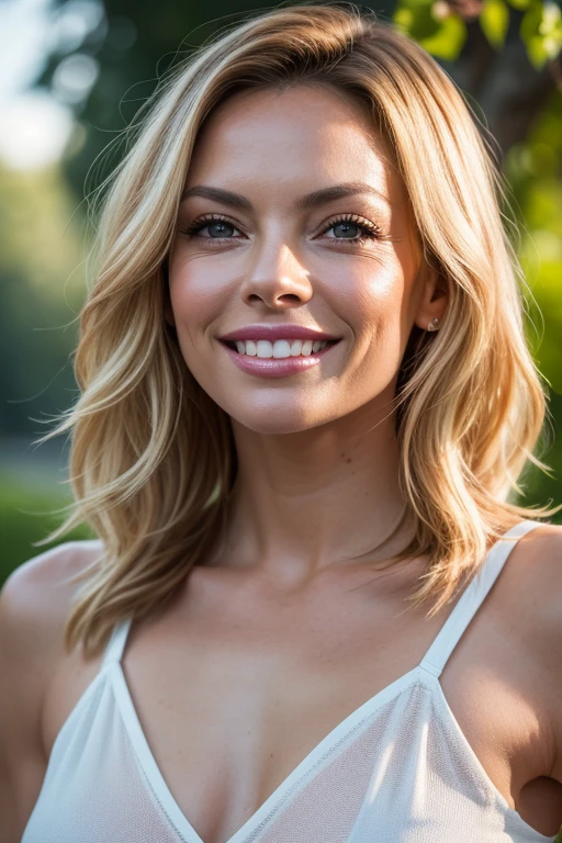 Very beautiful Jaime Pressly, 30 year old, detailed eyes, highly detailed, slim, innocent face, blonde wavy hair, high resolution, masterpiece, best quality, intricate high detail, highly detailed, sharp focus, detailed skin, realistic skin texture, texture, professional, 4K, charming smile, shot with Canon, 85mm, slight depth of field, Kodak Color Vision, body in perfect shape, extremely detailed, photographer_\( ultra\), photographerrealistic, Realstic, Postprocessing, maximum details, roughness, real life, ultrarealistic, photorealism, photography, 8K UHD