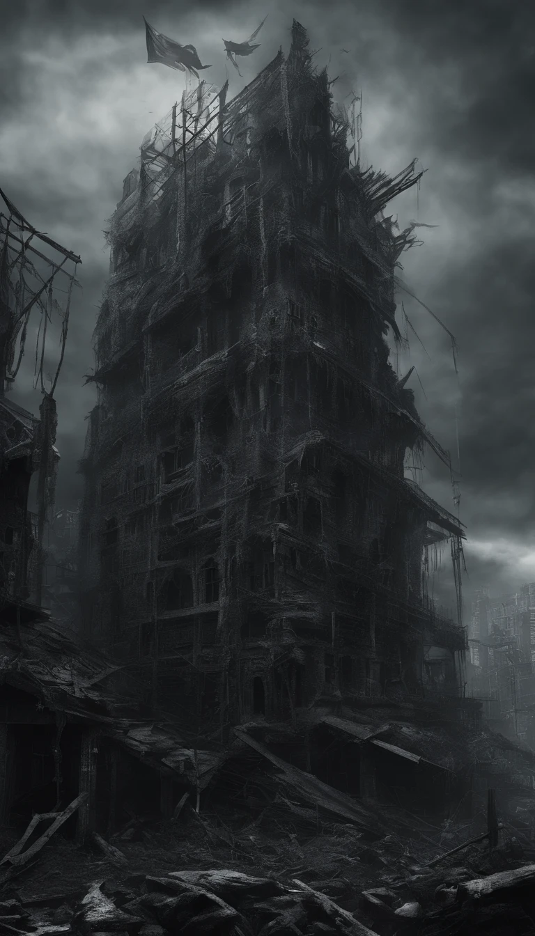 CIDADE viking em guerra, Cyberpunk, violence, decadence, sociedade futurista, oceano