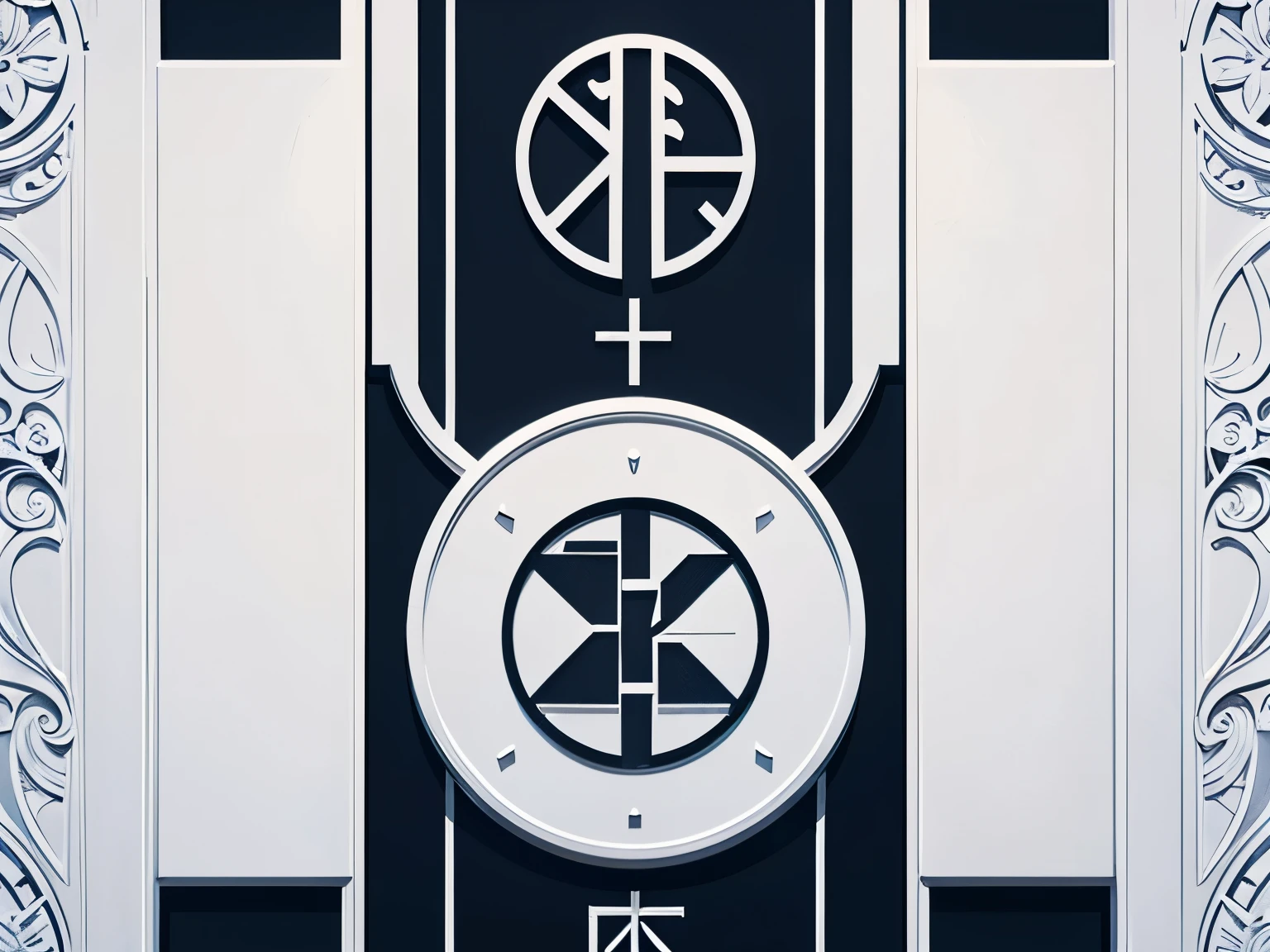 icon, logo, White background, Intricate details, (No humans),Smaller in the center of the screen,Margins on all four sides、letter、simple