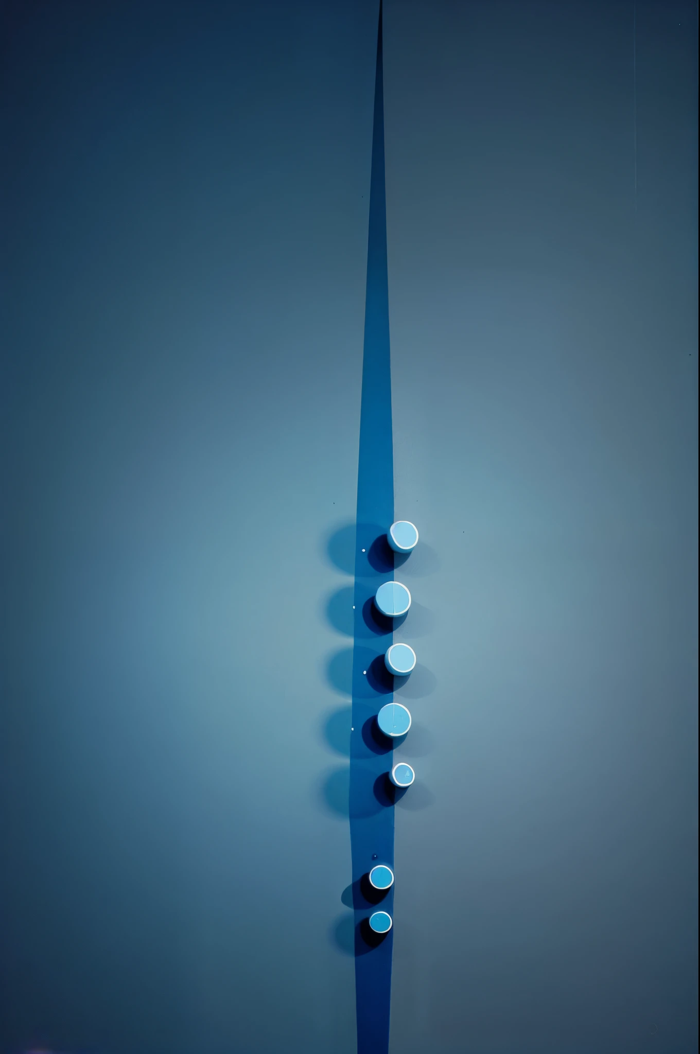 abstract lines blue circles