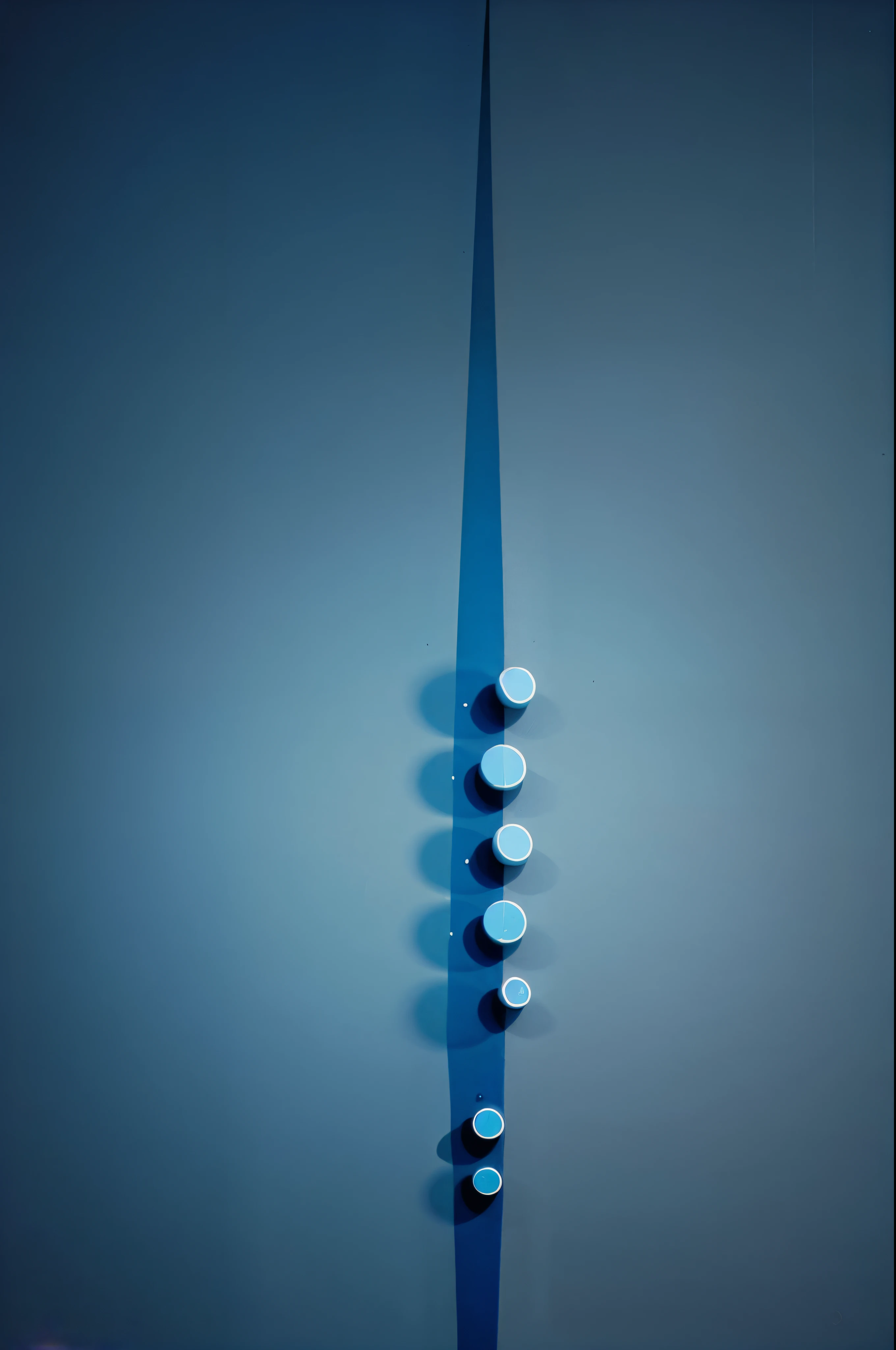 abstract lines blue circles