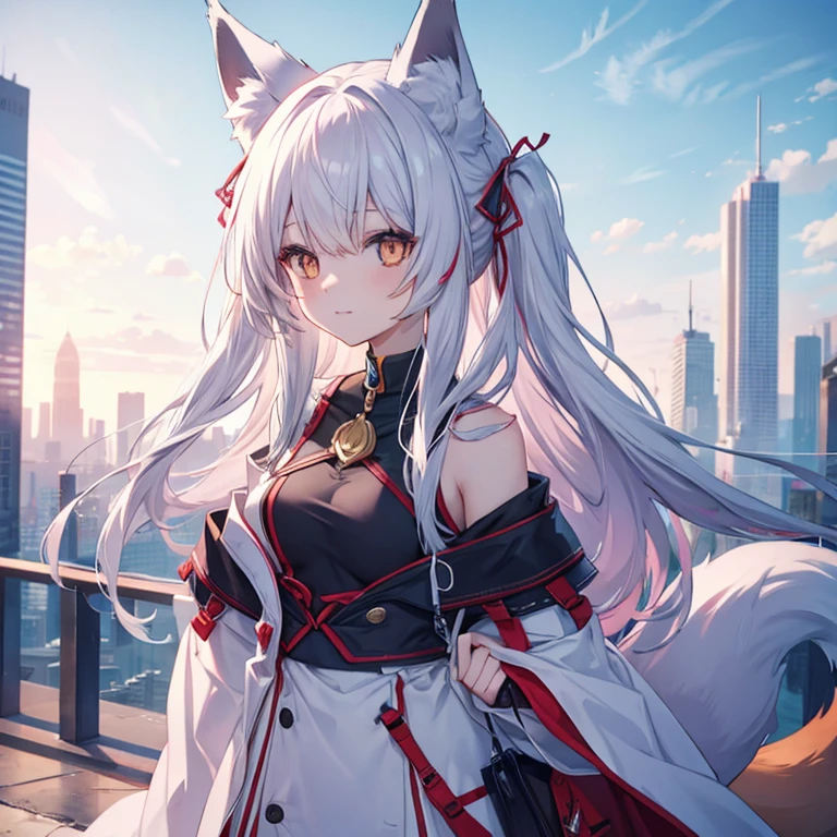 Fox Girl, Fox's Tail,Fox Ears, Fox Makeup, kimono, Avatar, face, Open chest, lewd face, Dominant representation, naughty face, アヘface