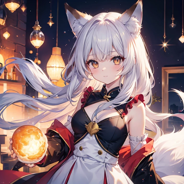 Fox Girl, Fox's Tail,Fox Ears, Fox Makeup, kimono, kimono, Hakama, Avatar, face, Open chest, lewd face, Dominant representation, naughty face, アヘface ,Big Breasts,Emphasize cleavage,You can see the bare skin, Restraints