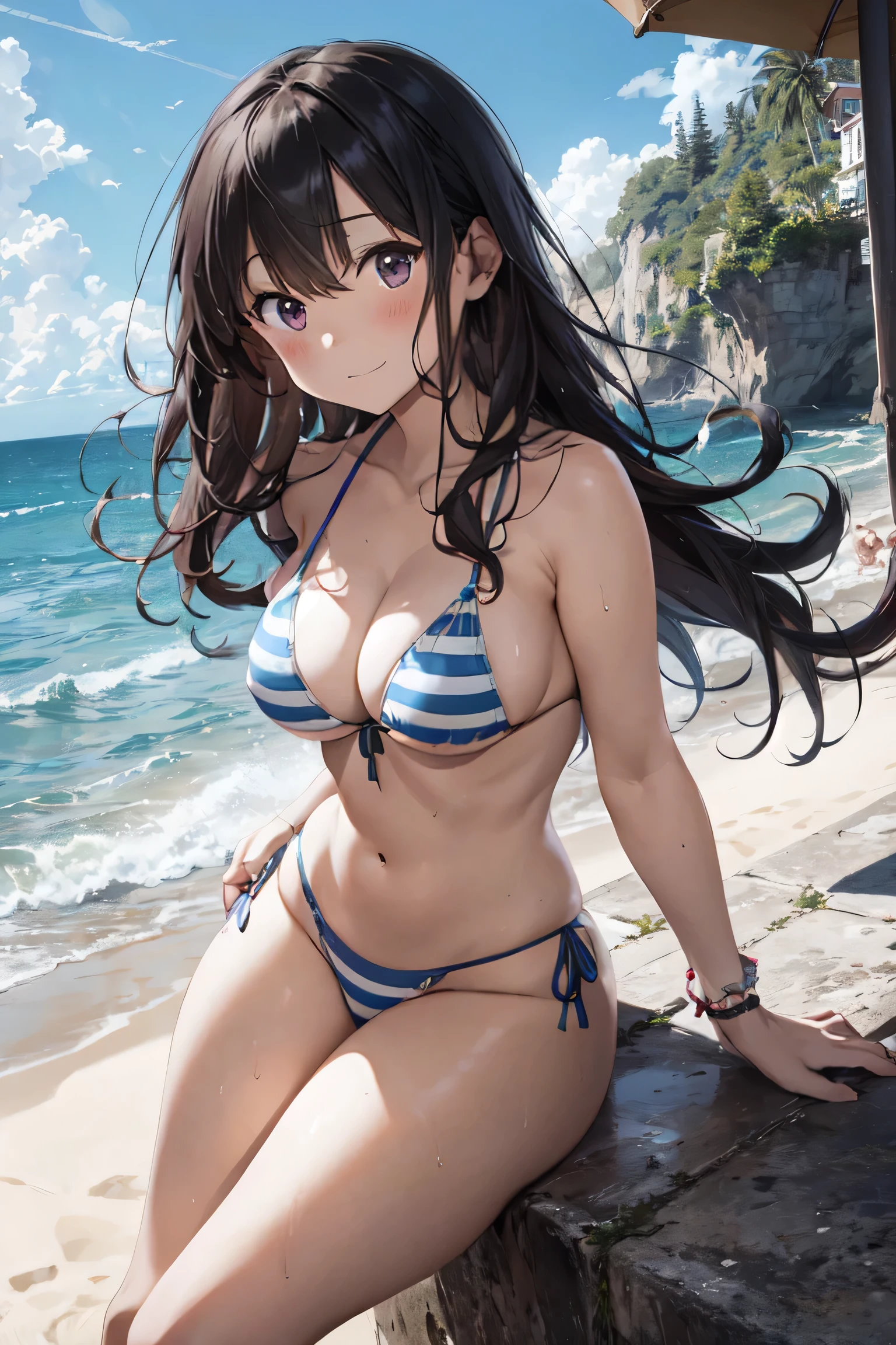 (masterpiece, Highest quality), Browsing Caution,Woman posing on the beach in a micro bikini and sailor suit, squat with your legs wide open, Spread your legs, anime girl Cosplay, Real life anime girls, Enchanting anime girl, Anime Goddess, Realistic Bikini, super real anime, beautiful alluring Anime Women, Brown Hair,anime barbie doll, anime Cosplay, Sailor Galaxy. beautiful, 3D Anime Real, Anime Women, Cosplay, Attractive anime girl