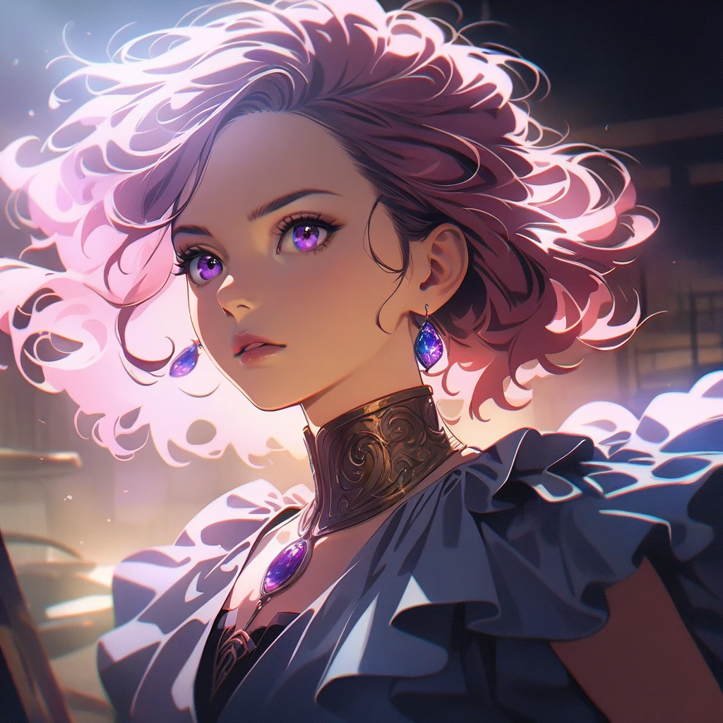 1girl, afrocentric, solo, studio lighting, hyper detailed, vivid colors, dramatic lighting, intricate details, elegant, dynamic pose, moody atmosphere, photorealistic, 8k, masterpiece, cinematic, atmospheric, chiaroscuro, mesmerizing eyes, delicate features, regal, ethereal, serene
