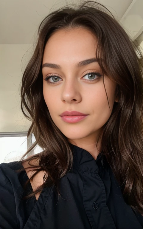 pretty beautiful dark blonde, very detailed, 25 ans, visage innocent, long and wavy dark blonde natural hair, yeux bleus, high resolution, chef-d'artwork, Best quality,Intricate details, very detailed,Sharpness, detailed skin,Realistic skin texture,texture, detailed eyes, professionnel, 4k, sourire charmeur, shot with Canon, 85mm,faible profondeur de champ,Kodak Vision Couleur, corps parfaitement ajusté, Extremely detailed, photo_\(ultra\), photoRealistic, Realistic, Post-traitement, maximum detail, roughness, vrai vie, ultra Realistic, photorealism, la photographie, 8K UHD, la photographie, in a night lodge