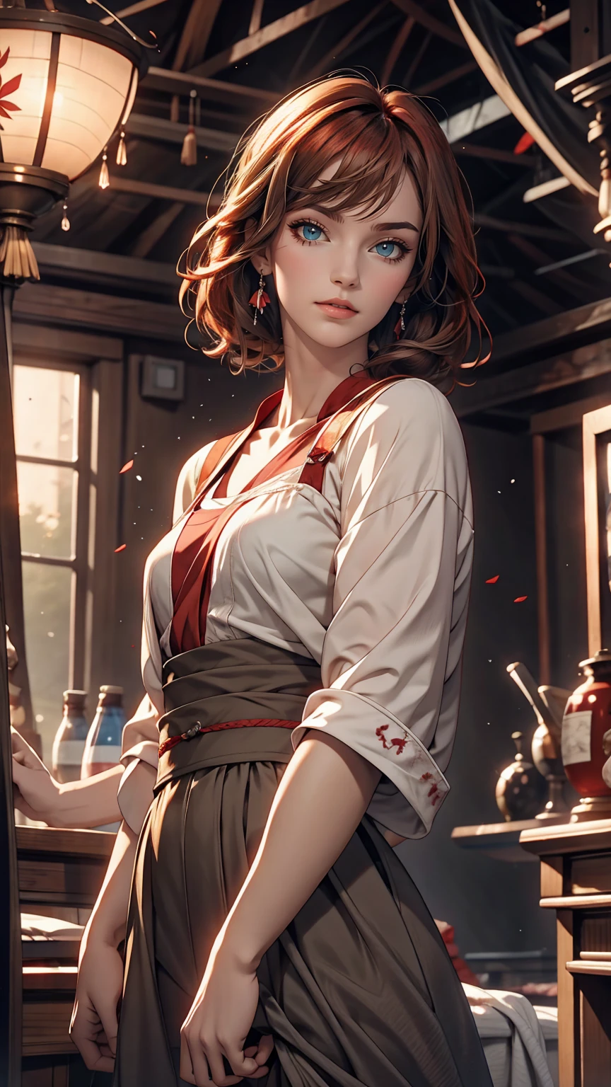 [[Clannad Style]], [[Cute girl with short hair and red bangs]], [[Red eyes]], [[dark, dark森の背景]], [[Lack of natural light]], [[Great quality]],[[masterpiece]], [[Best Artist]], [[Top performance]], [[16K quality]], [[High resolution+]]