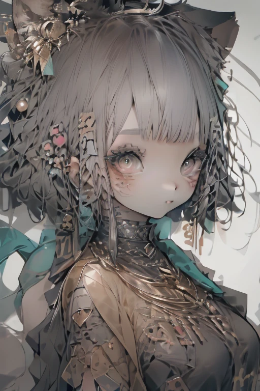 a close up of a woman with a tattoo on her chest, ruan cute vtuber, korean girl, very beautiful cute catgirl, cutecore, beautiful south korean woman, seductive anime girl, beautiful asian girl, of taiwanese girl with tattoos, trending at cgstation, gorgeous young korean woman, girl cute-fine-face, chinese girl